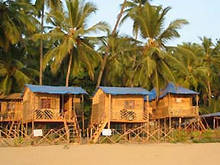 beach huts palolem goa