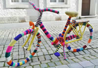 The knitted bike!