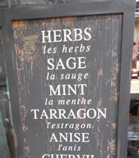 herbs sign