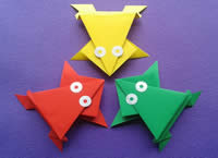 origami frogs