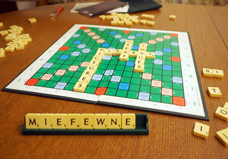 a game of Scrabble