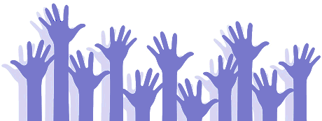 hands up to volunteer
