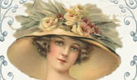 floral vintage hat