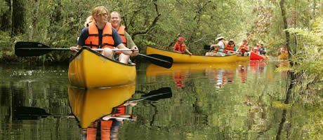 open canoe trip