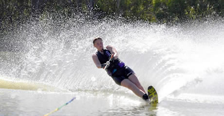 waterskiing
